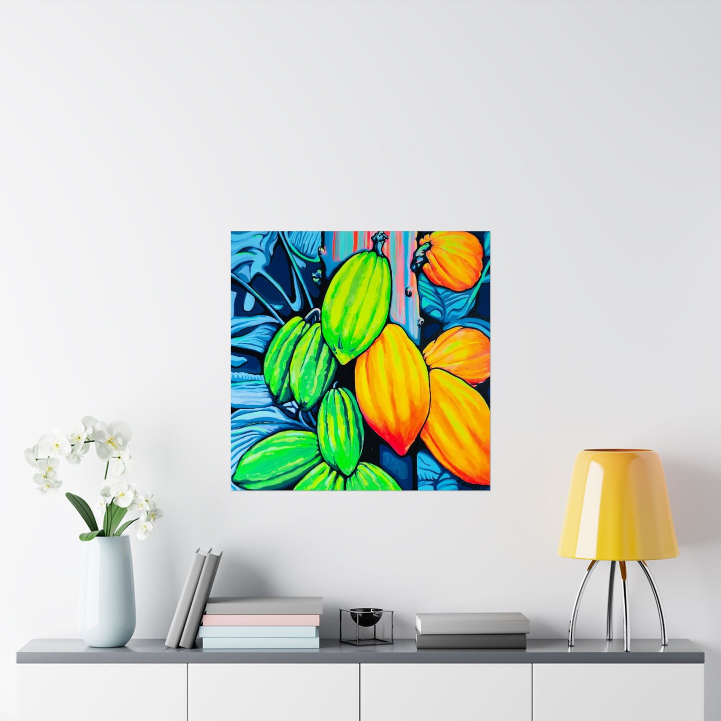 Neon Cacao Giclée Art Poster