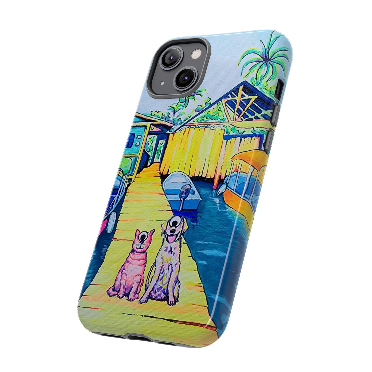 Cyclops Cat and Dog in Bocas Tough Phone Case