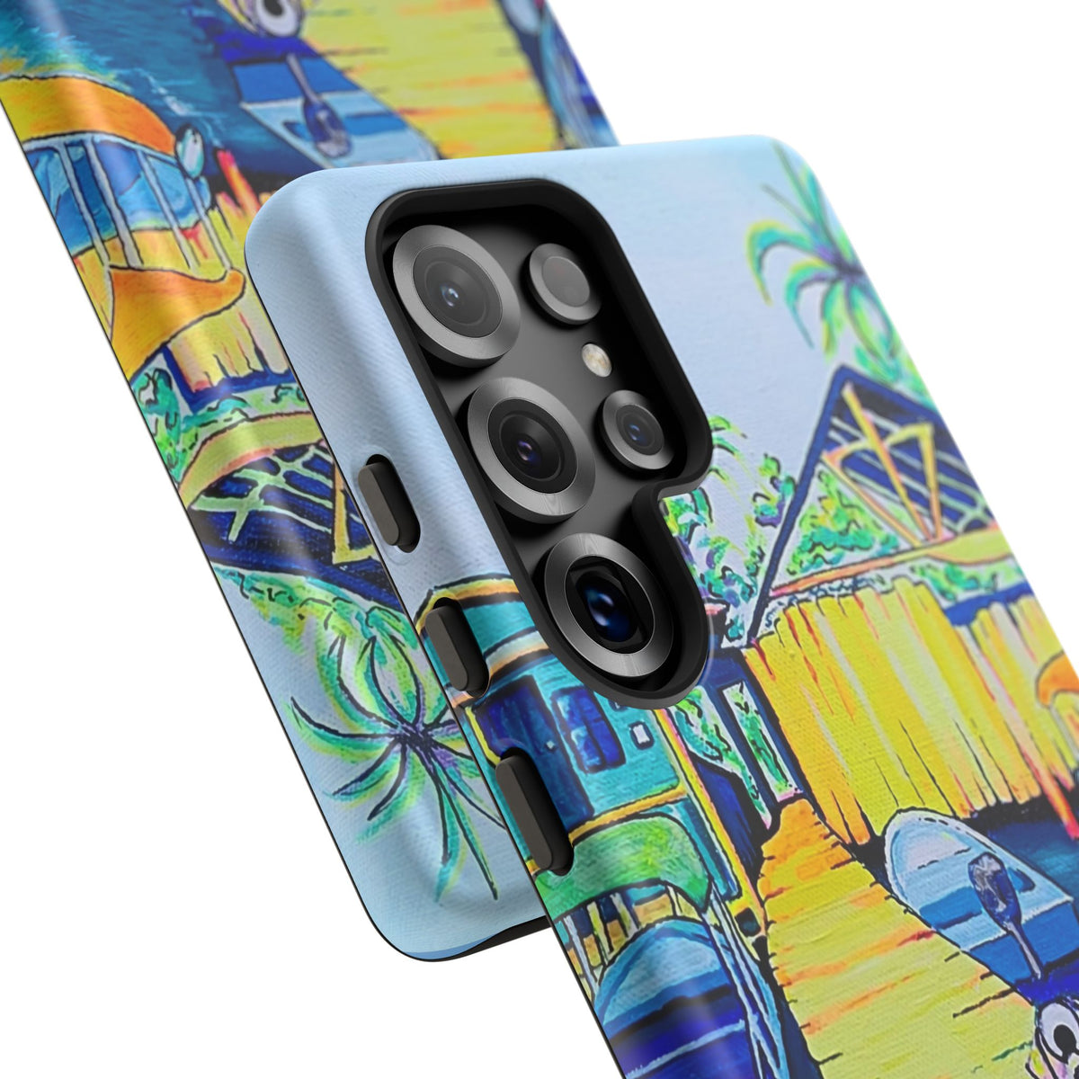 Cyclops Cat and Dog in Bocas Tough Phone Case