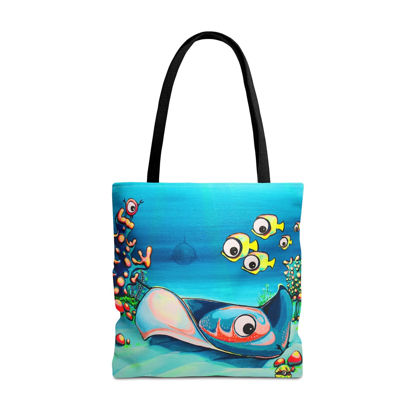 Premium Cyclops Stingray Tote Bag, Original Artist Design, Reusable Shopping Tote, Eco-Friendly