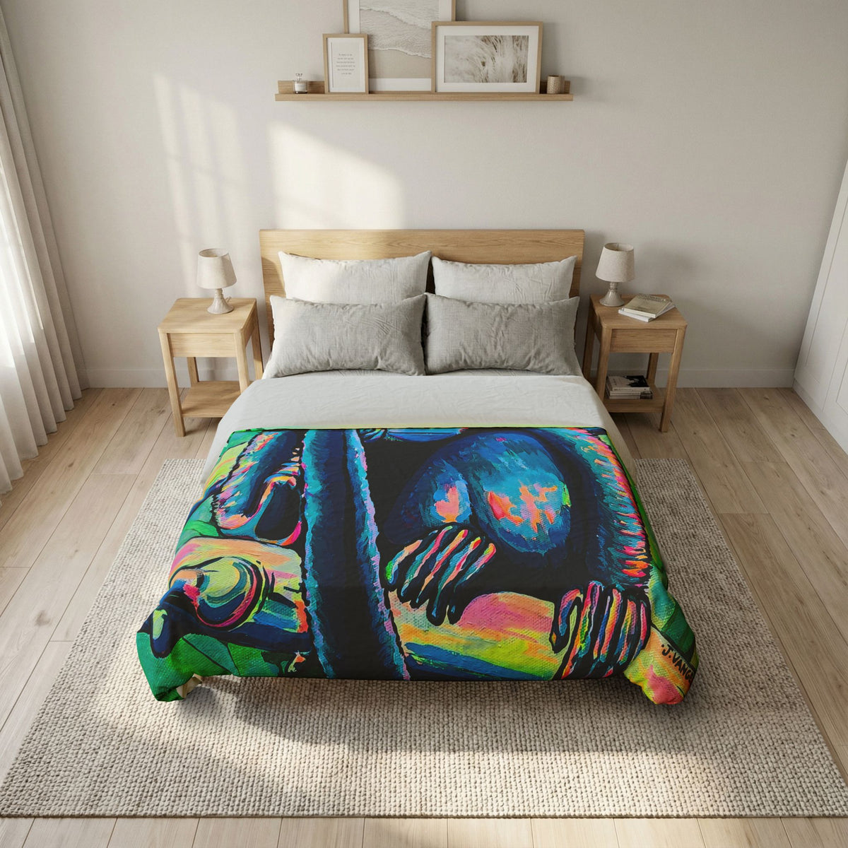 Cyclops Monkey Duvet Cover