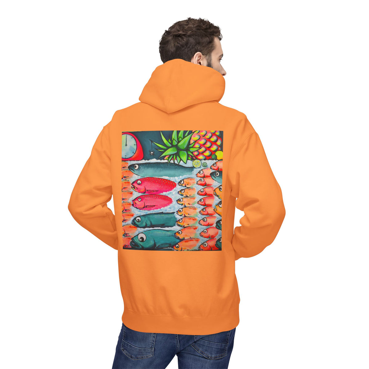 Unisex Neon Cabo Fish Market Soft Hoodie