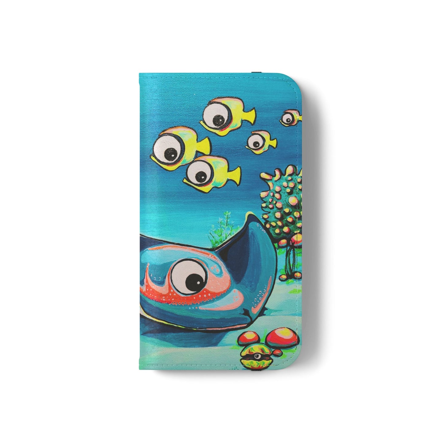 Cyclops Stingray Flip Phone Case – Wallet Cover with Card Slots