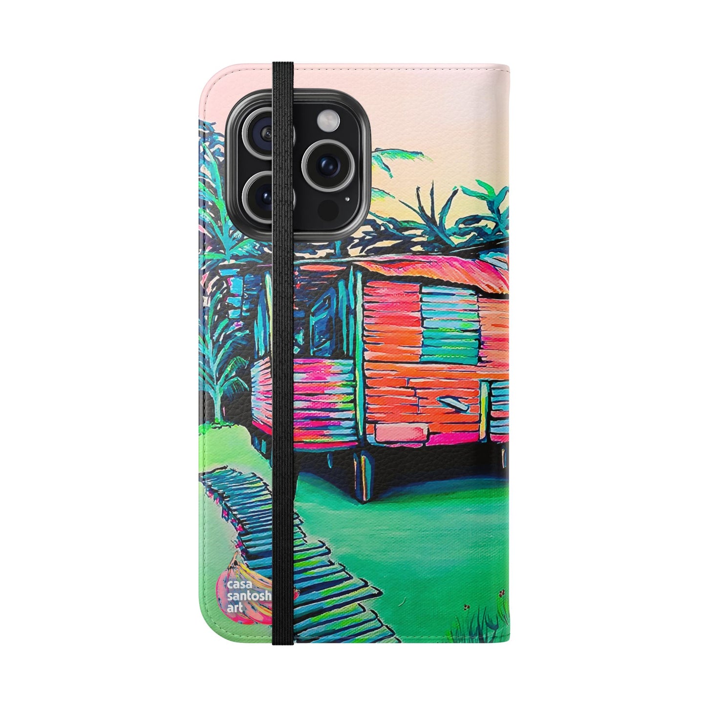 Luis Russell House Bocas Flip Phone Case – Wallet Cover with Card Slots