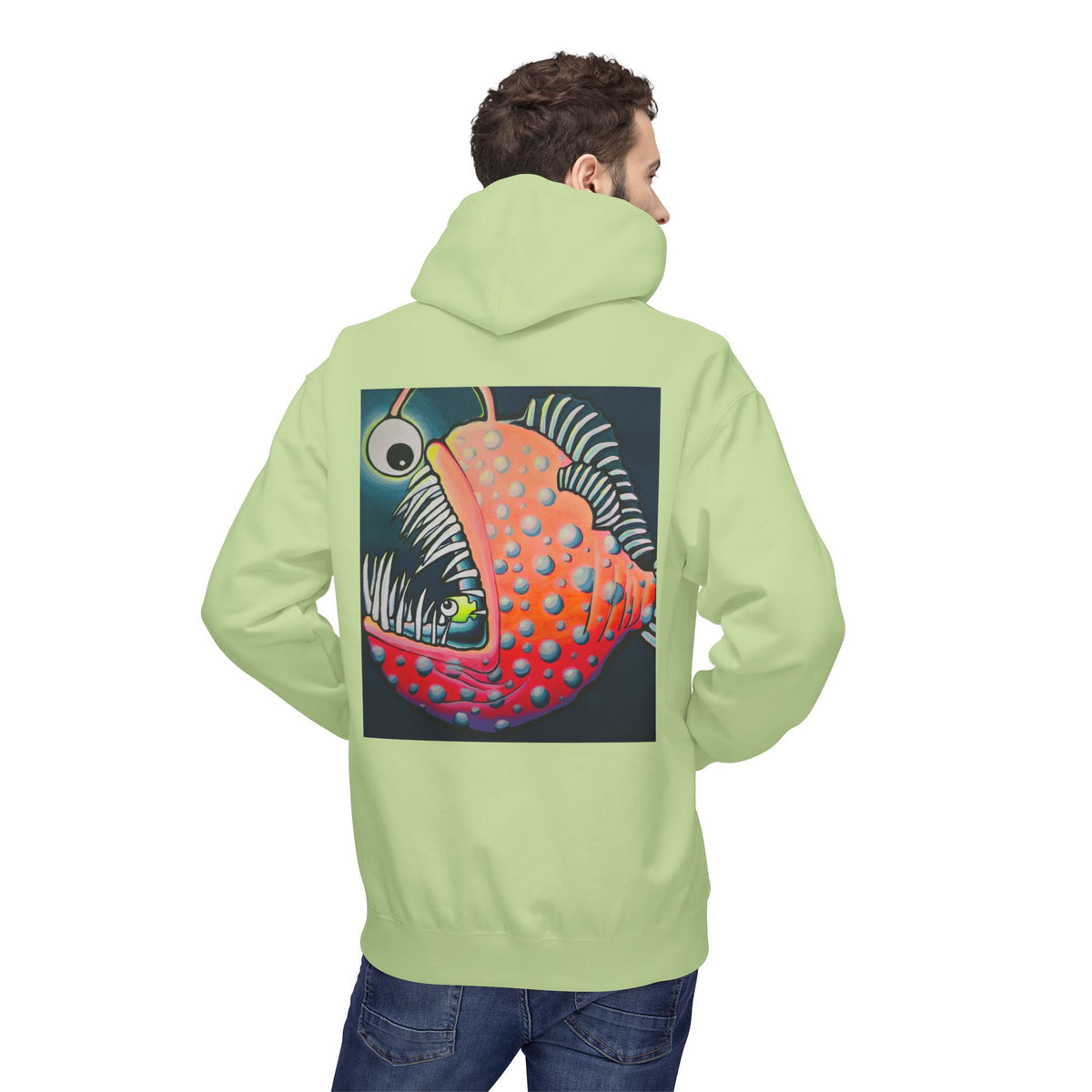 Unisex Cyclops Anglerfish Soft Hoodie