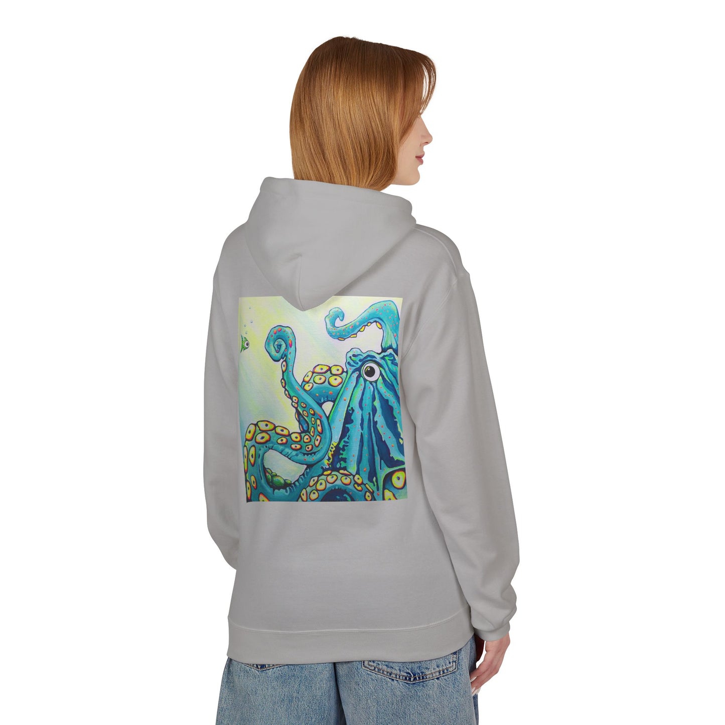 Unisex Cyclops Octopus Soft Hoodie
