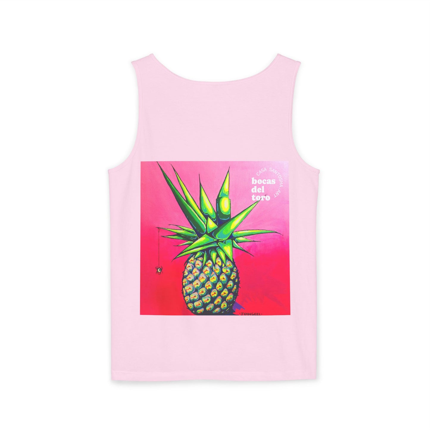 Unisex Neon Pineapple Tank Top - Perfect for Summer Vibes