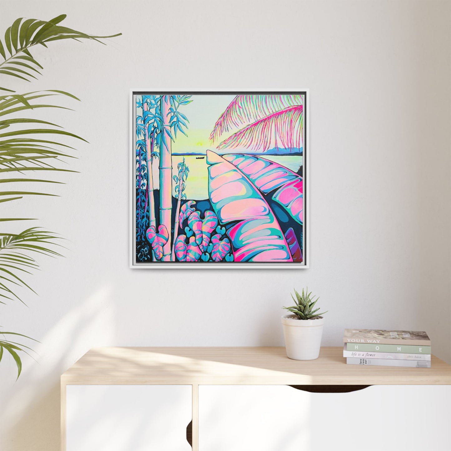 Impression sur toile « Sérénité encadrée Bocas »