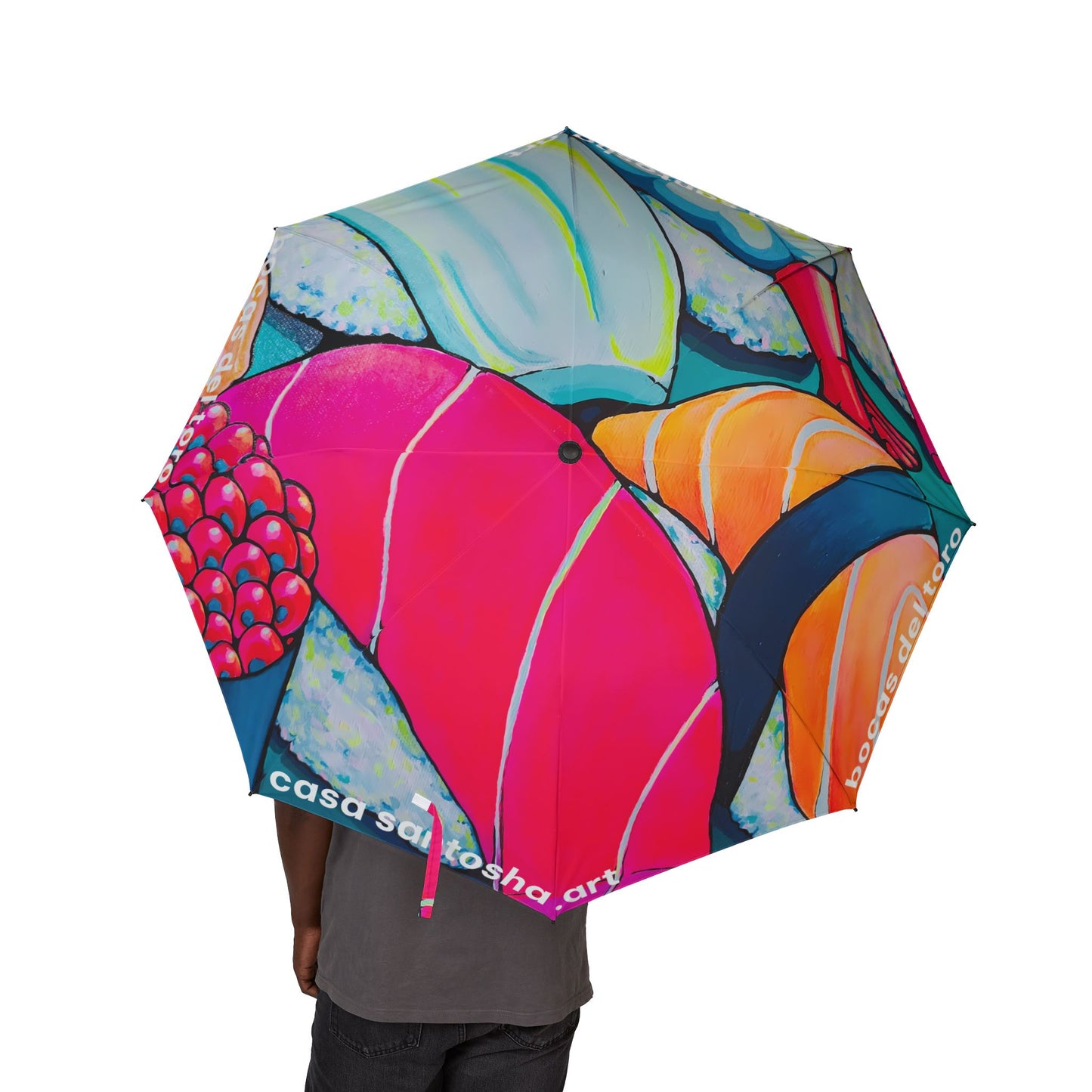 Parapluie Néon Sushi - Pliable et élégant
