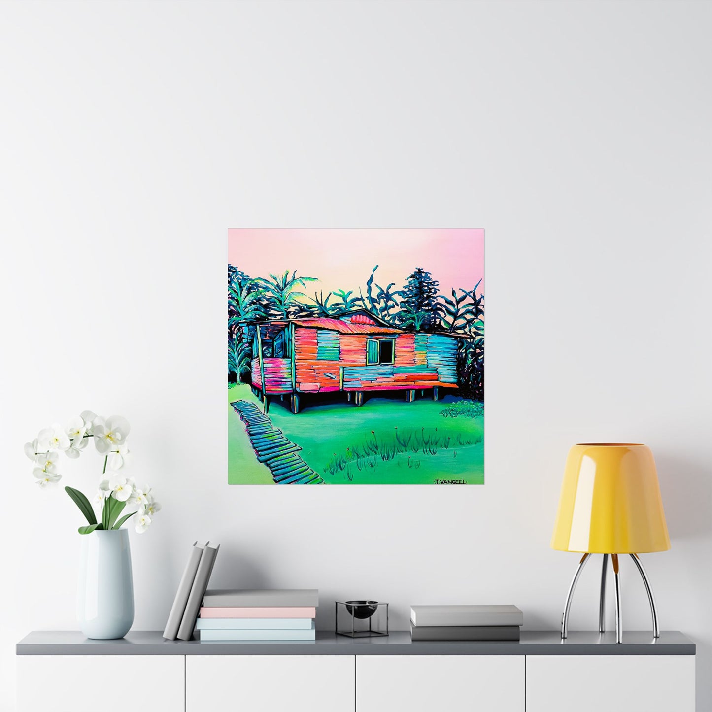 Luis Russell House Bocas Giclée Art Poster