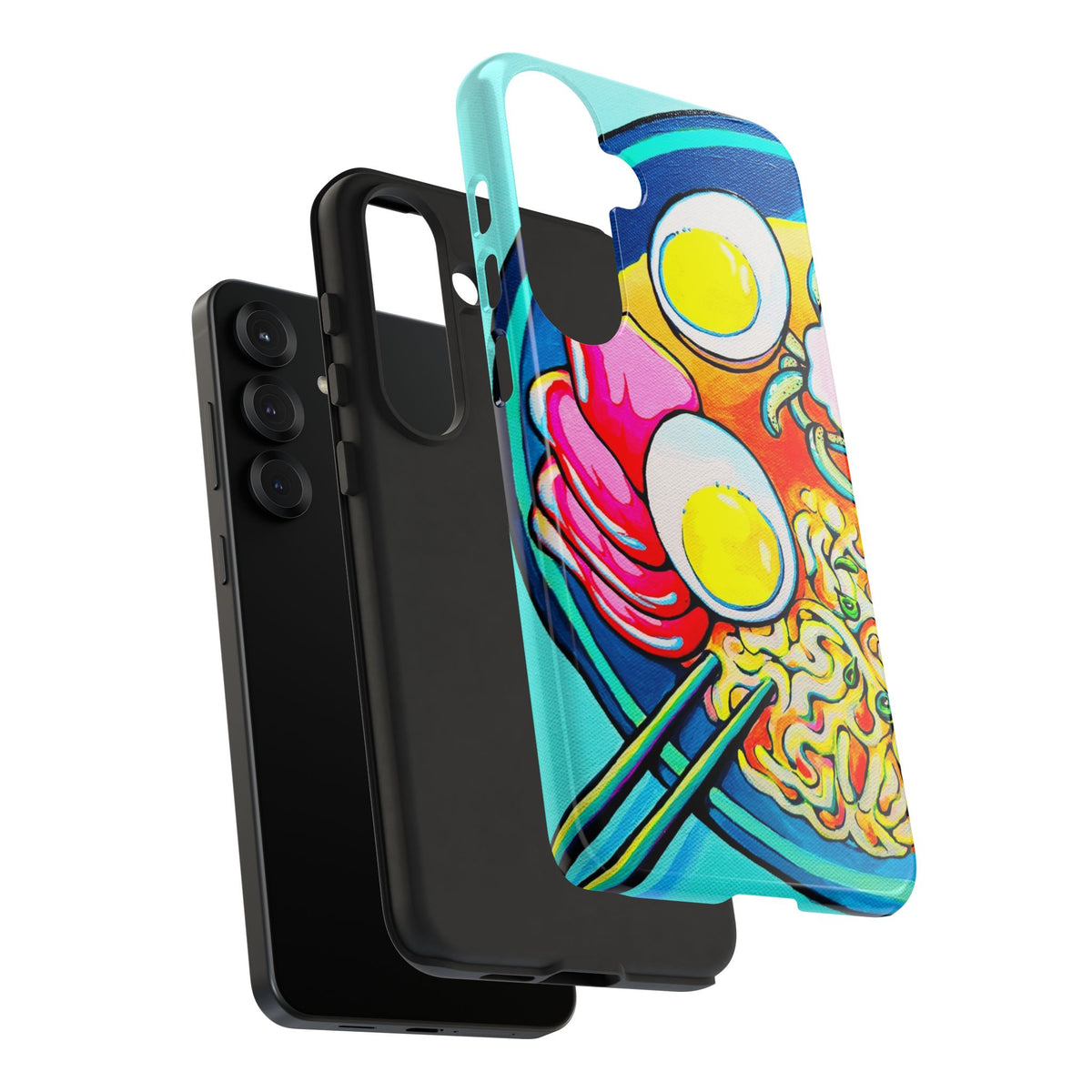 Coque de téléphone résistante Neon Ramen