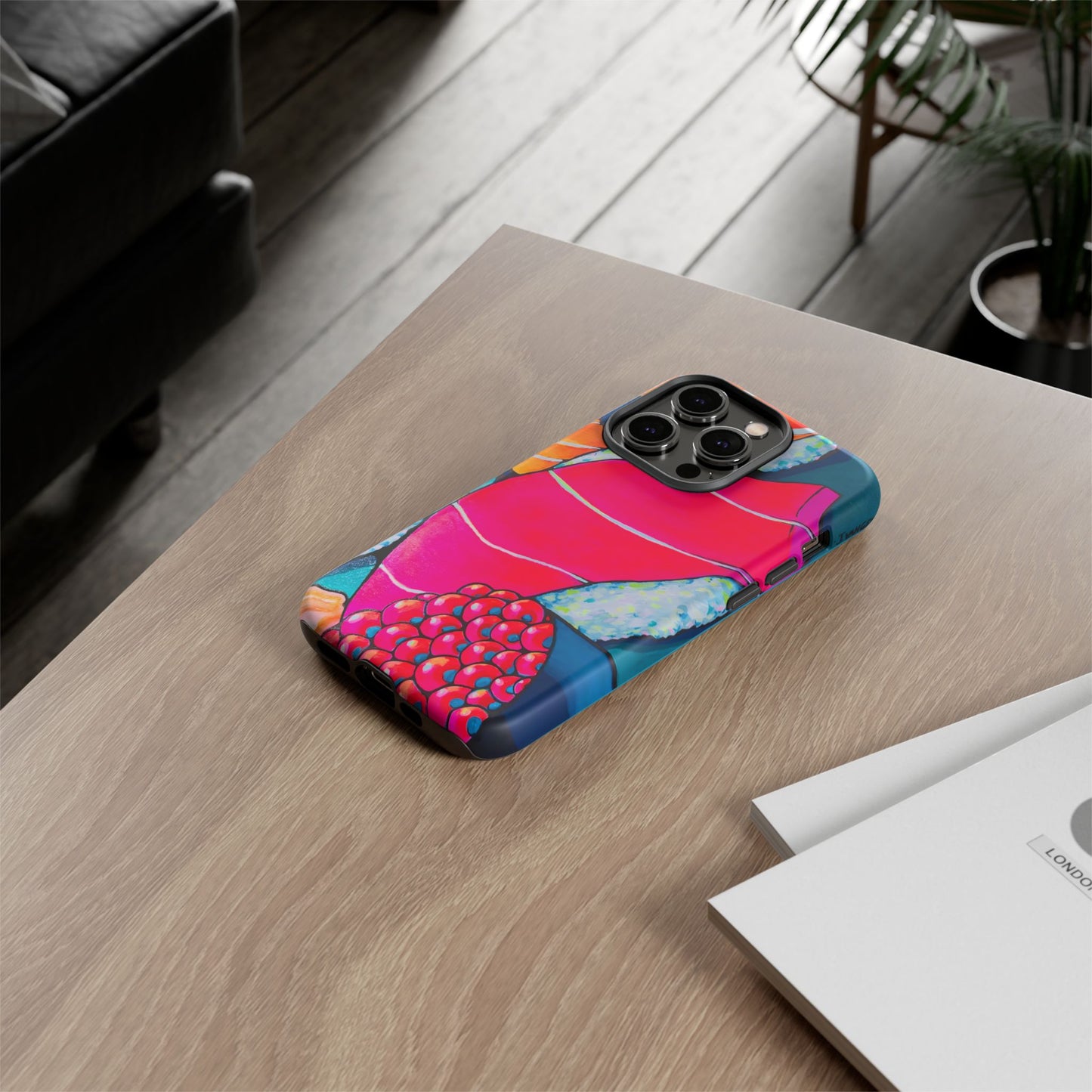 Coque de téléphone résistante Néon Sushi