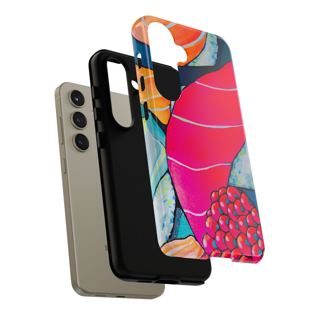 Coque de téléphone résistante Néon Sushi