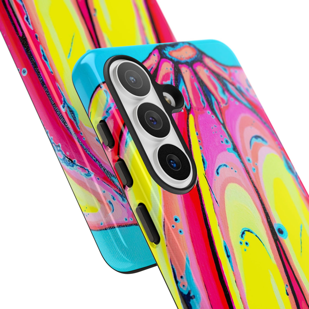 Neon Fat Bananas Tough Phone Case