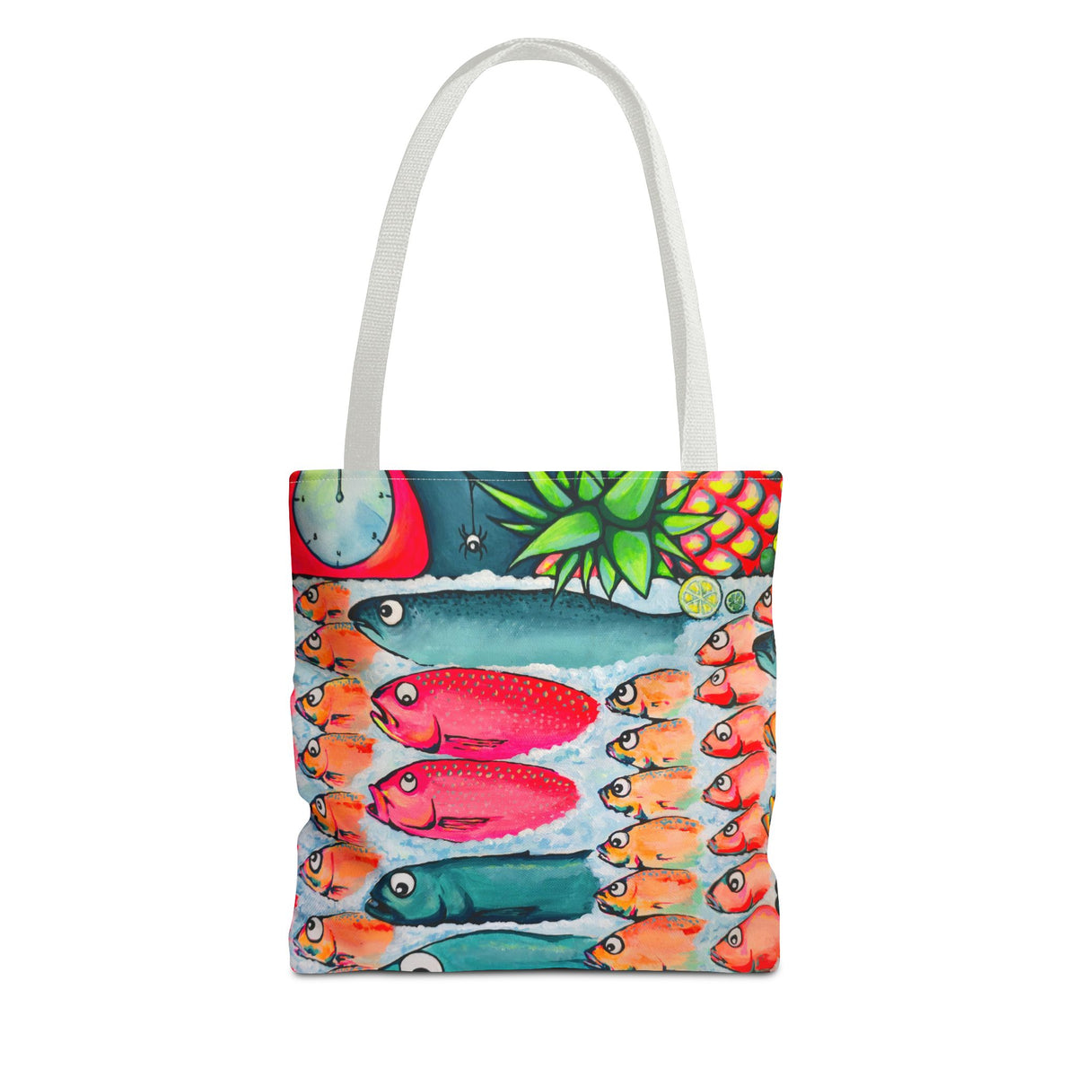 Neon Cabo Fish Market Day Tote