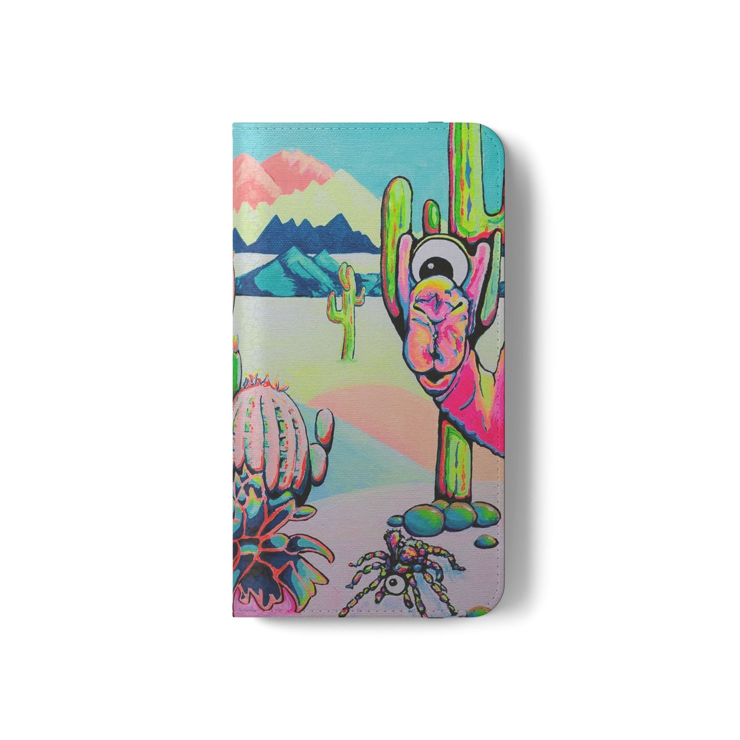 Cyclops Camel Flip Phone Case – Wallet Cover with Card Slots