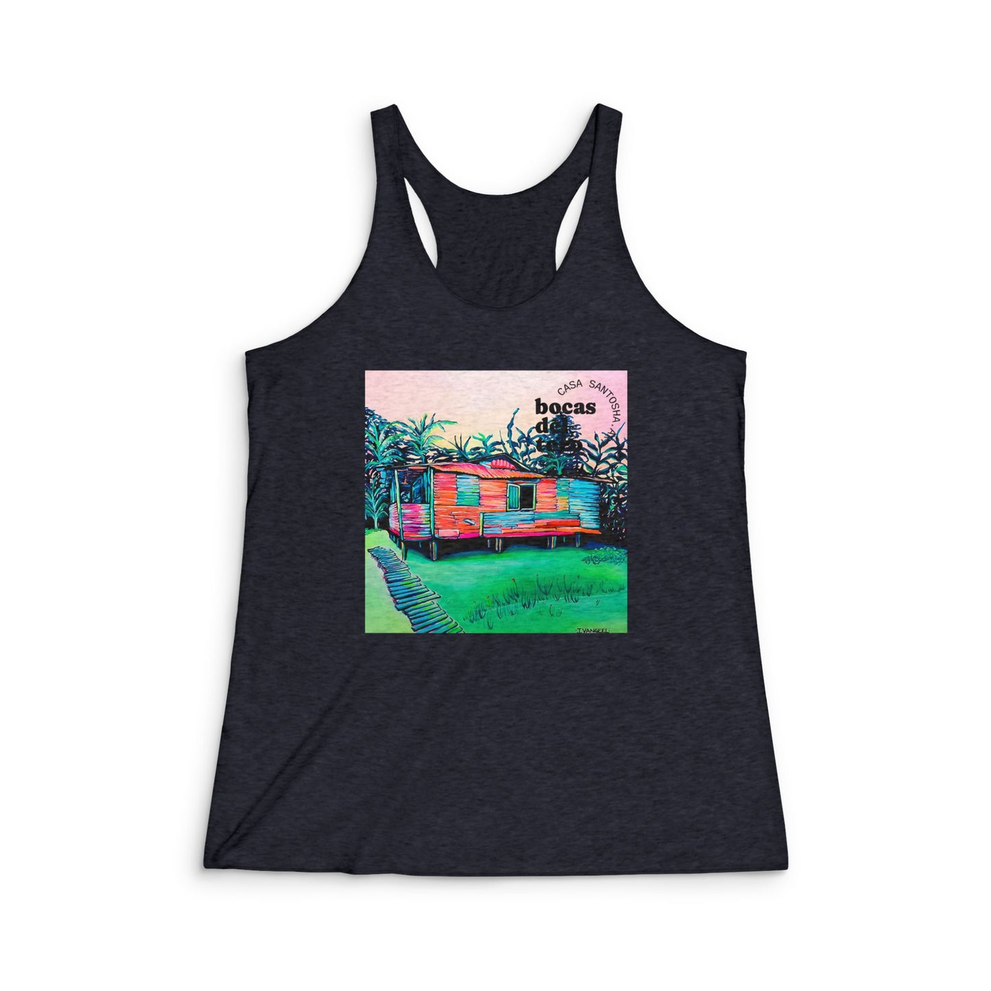 Women's Luis Russell House Bocas Graphic Racerback Tank