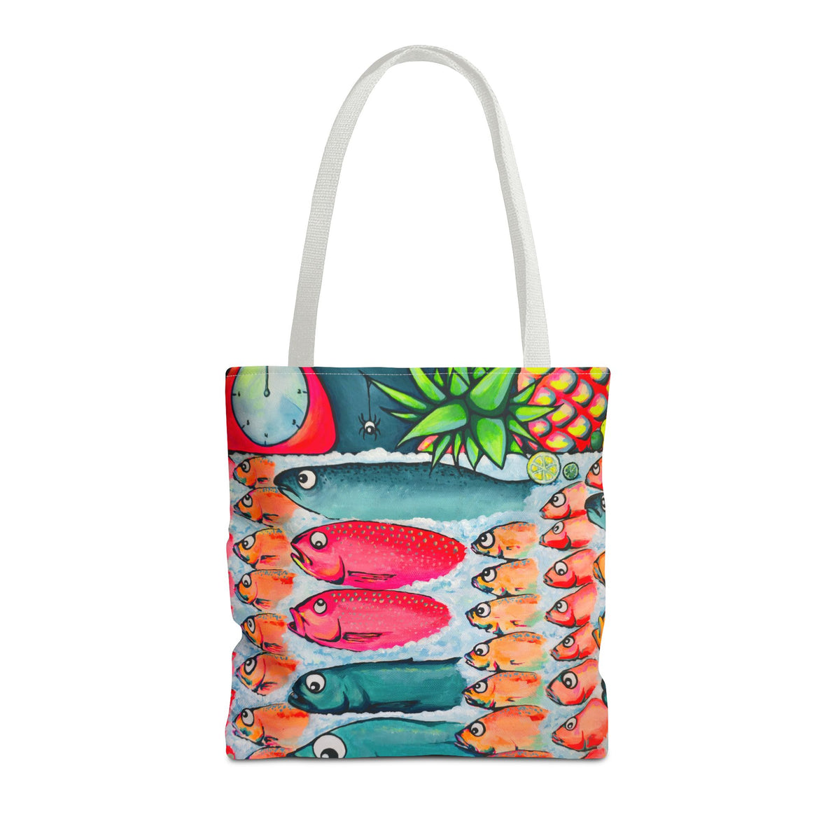 Neon Cabo Fish Market Day Tote