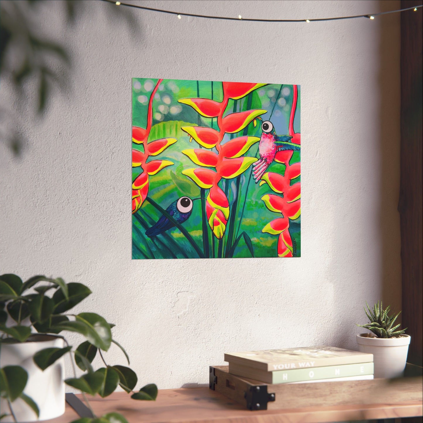 Cyclops Hummingbirds Giclée Art Poster