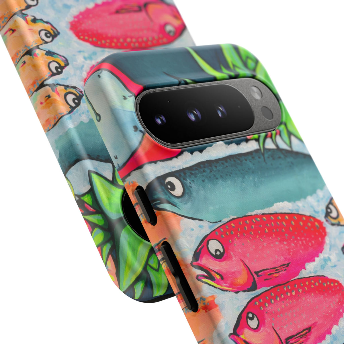Neon Cabo Fish Market Tough Phone Case