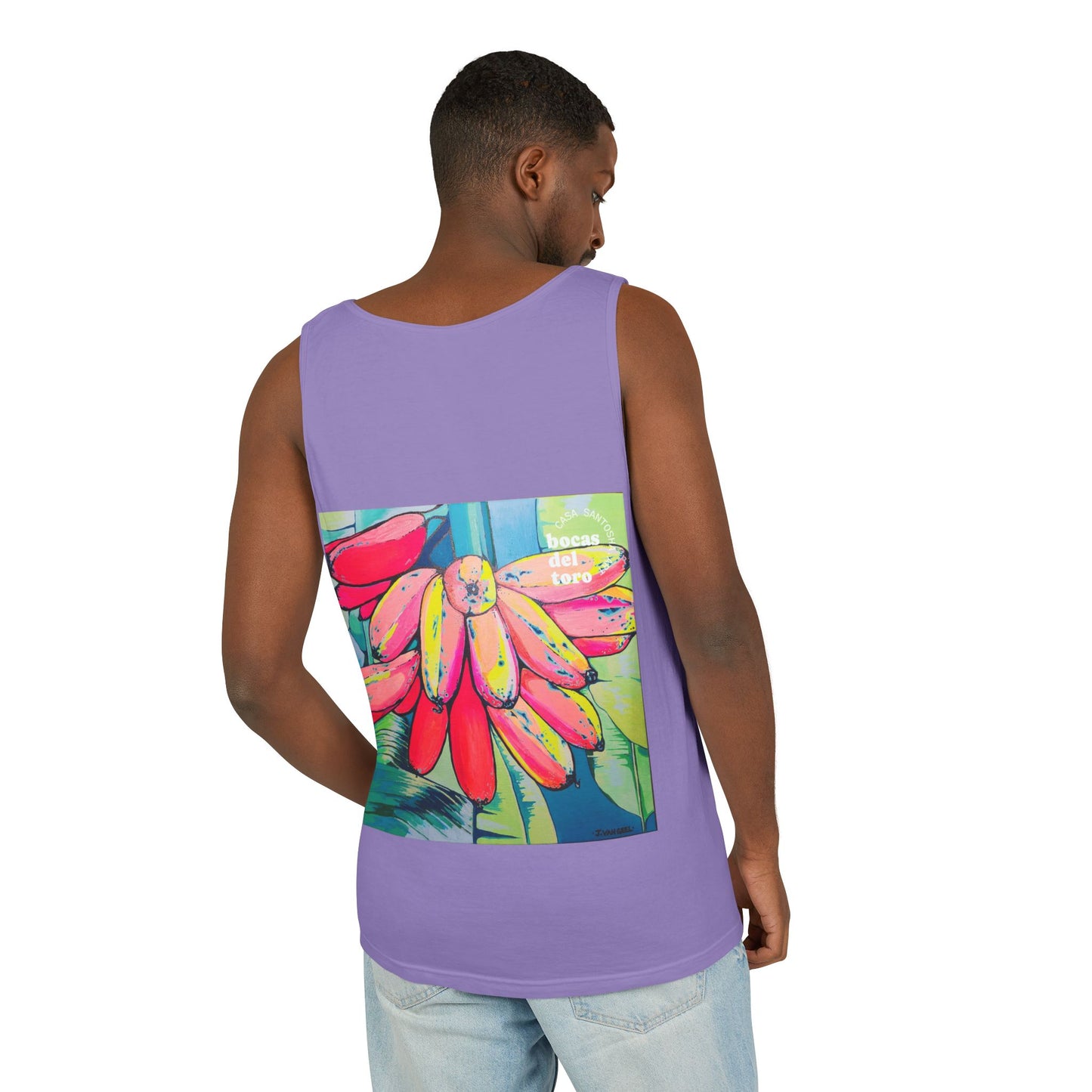 Unisex Neon Primitivo Bananas Tank Top - Perfect for Summer Vibes