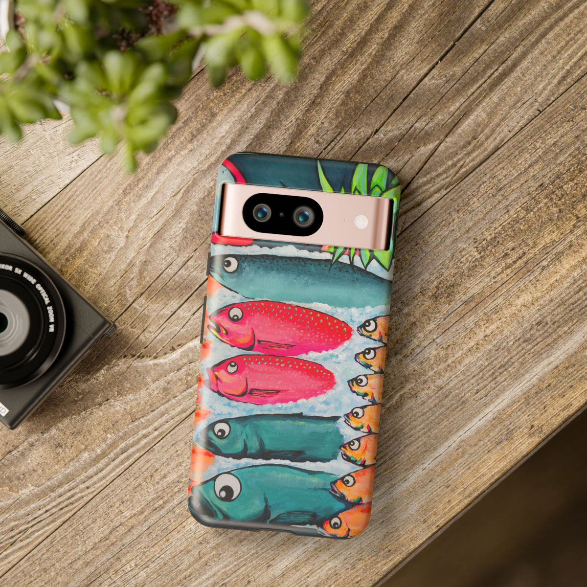 Neon Cabo Fish Market Tough Phone Case