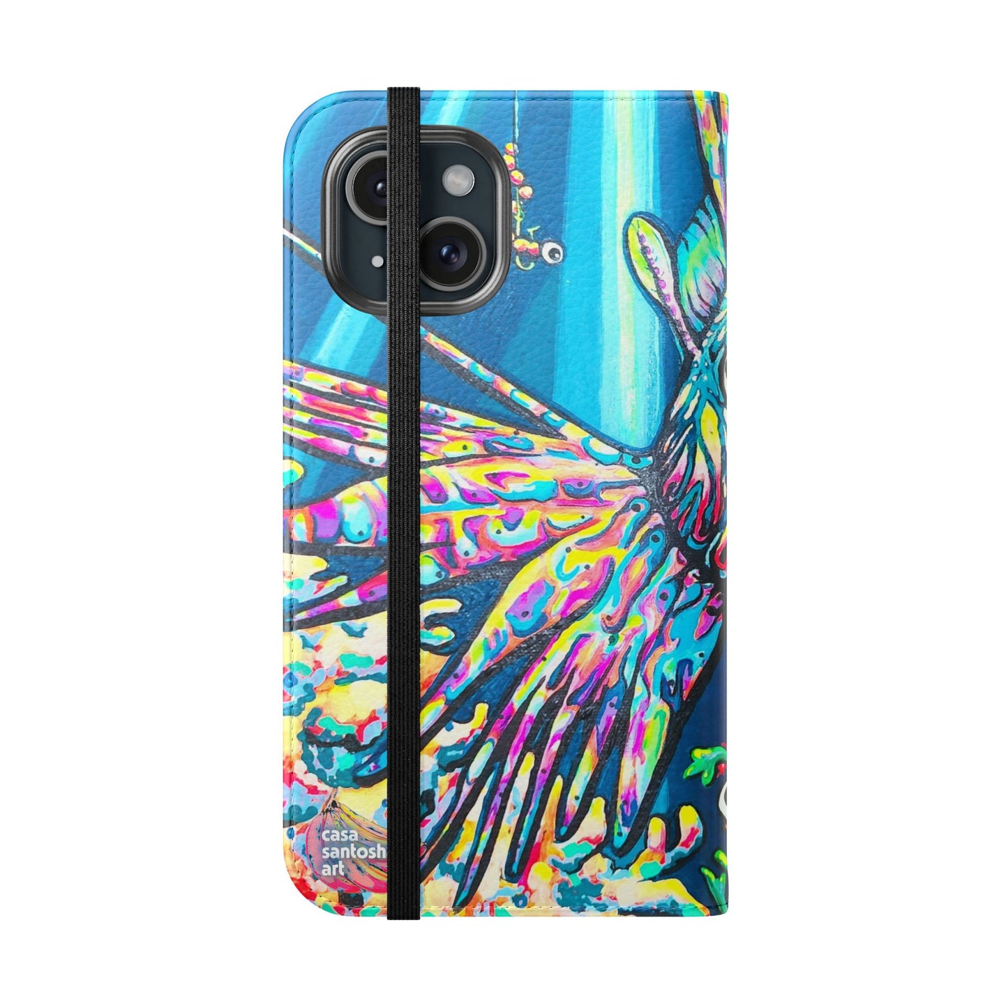 Cyclops Lionfish Flip Phone Case – Wallet Cover with Card Slots