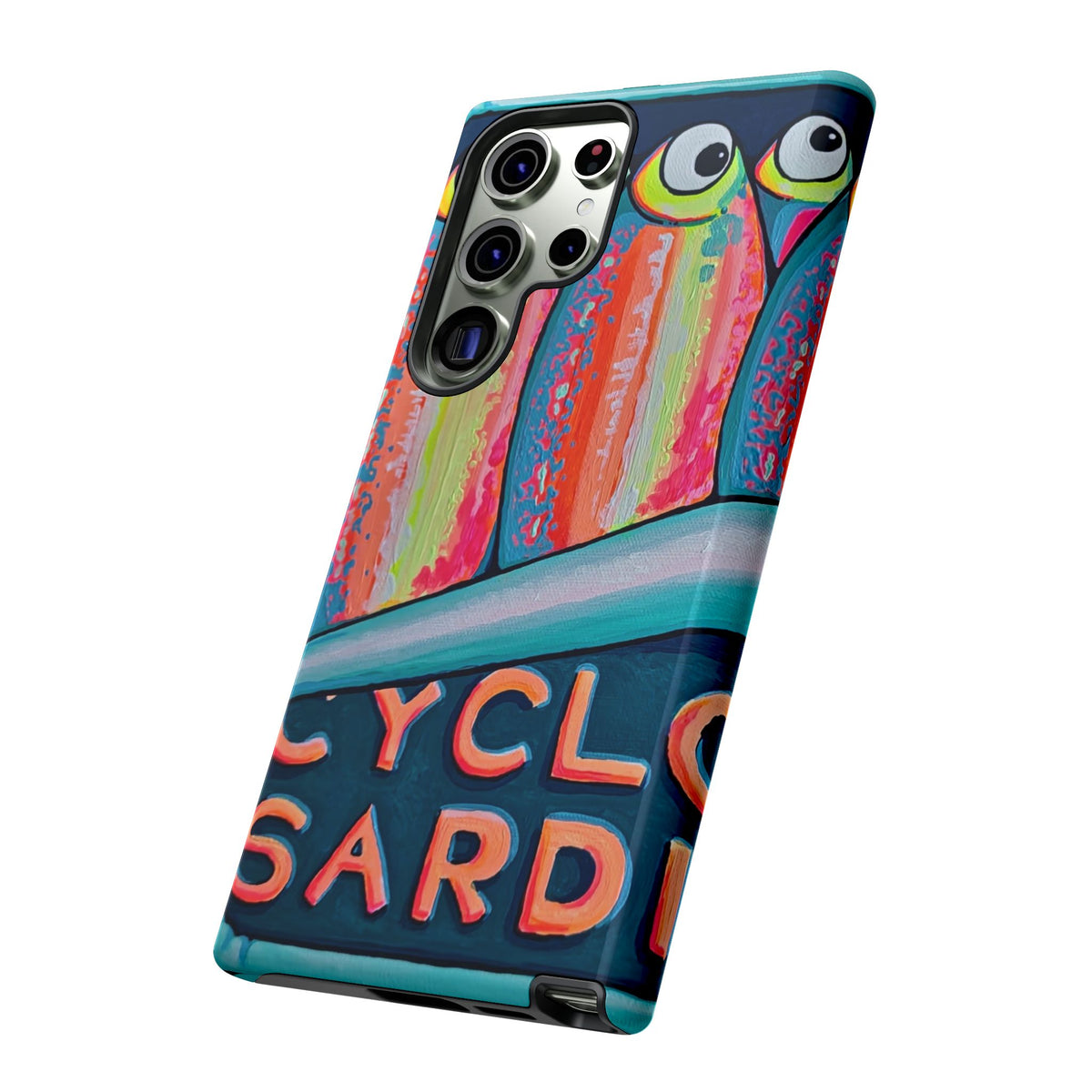 Neon Sardines Tough Phone Case