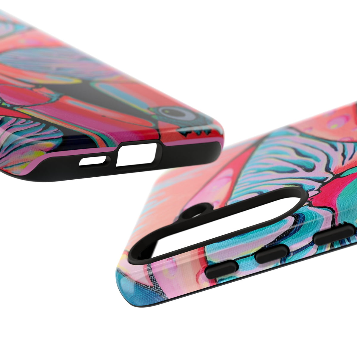 Coque de téléphone résistante Trippy Mushrooms