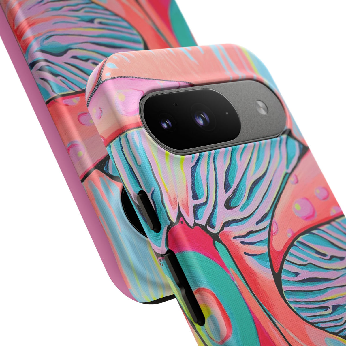 Coque de téléphone résistante Trippy Mushrooms