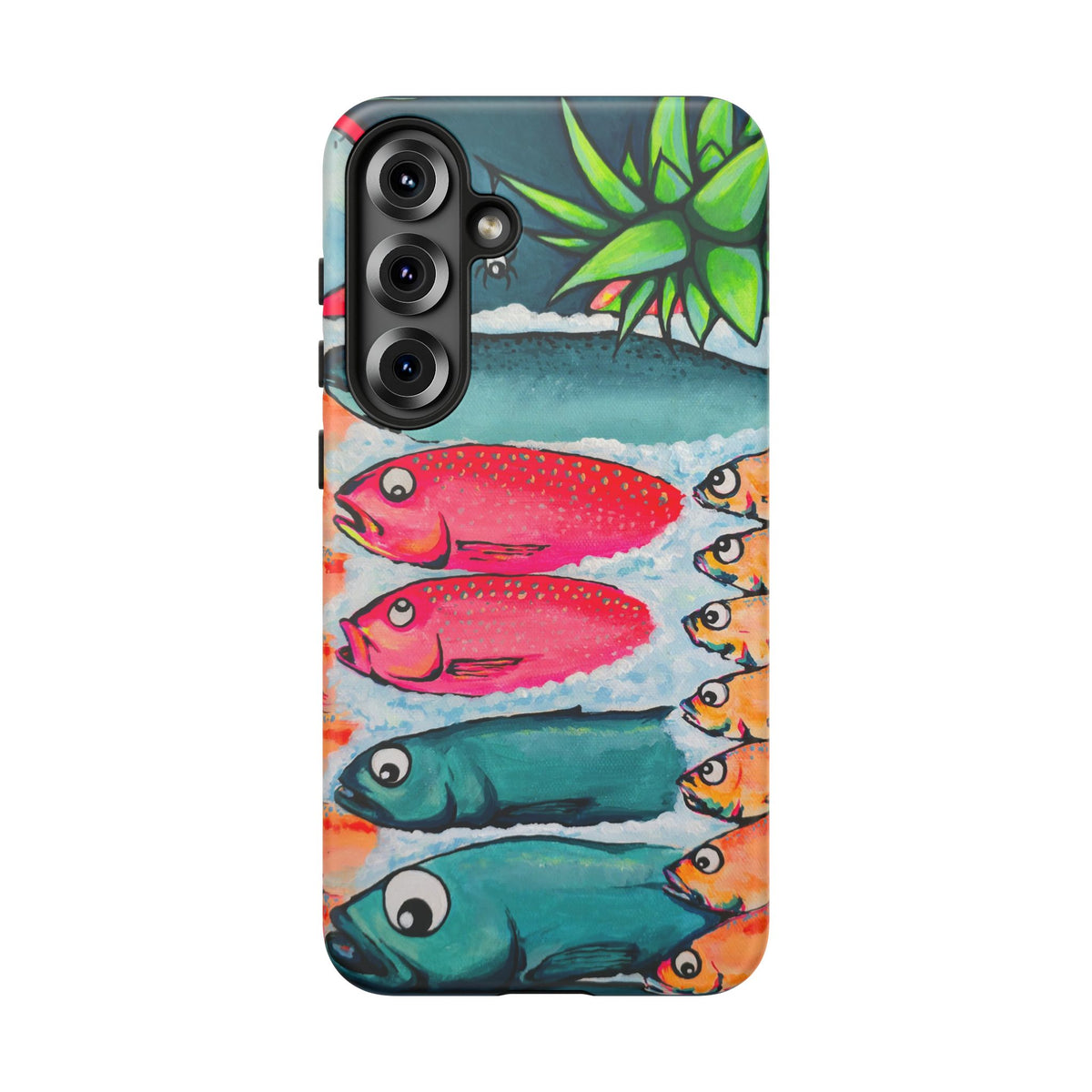 Neon Cabo Fish Market Tough Phone Case