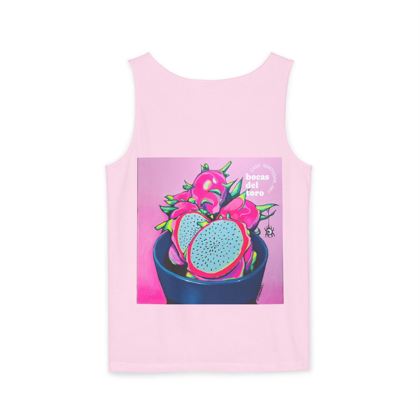 Unisex Neon Pink Dragon Fruit Tank Top - Perfect for Summer Vibes