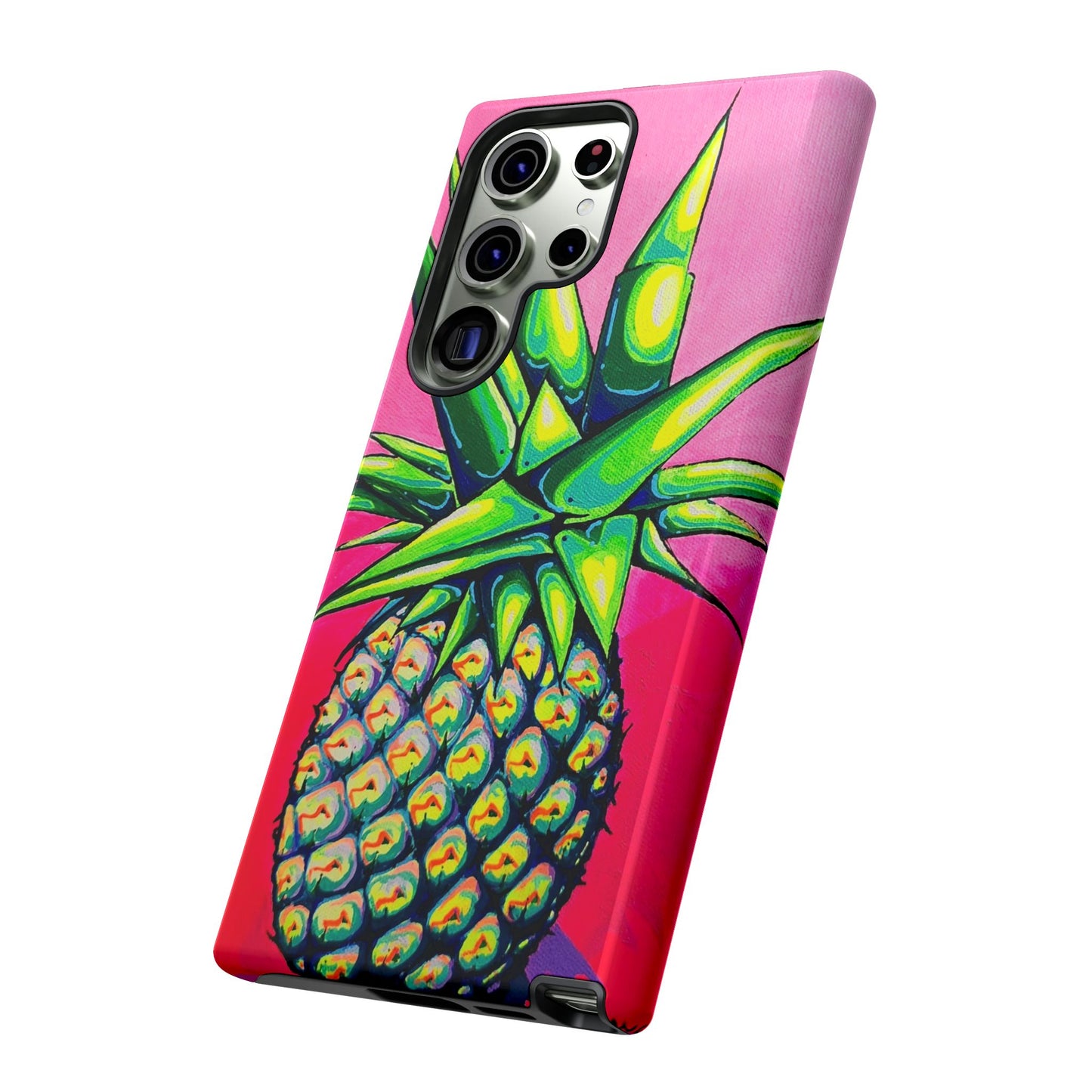 Neon Pineapple Tough Phone Case