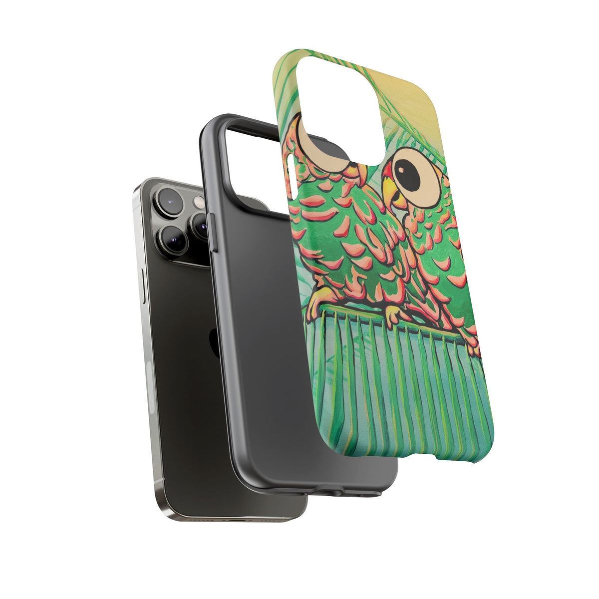 Chatty Cyclops Parrots Tough Phone Case