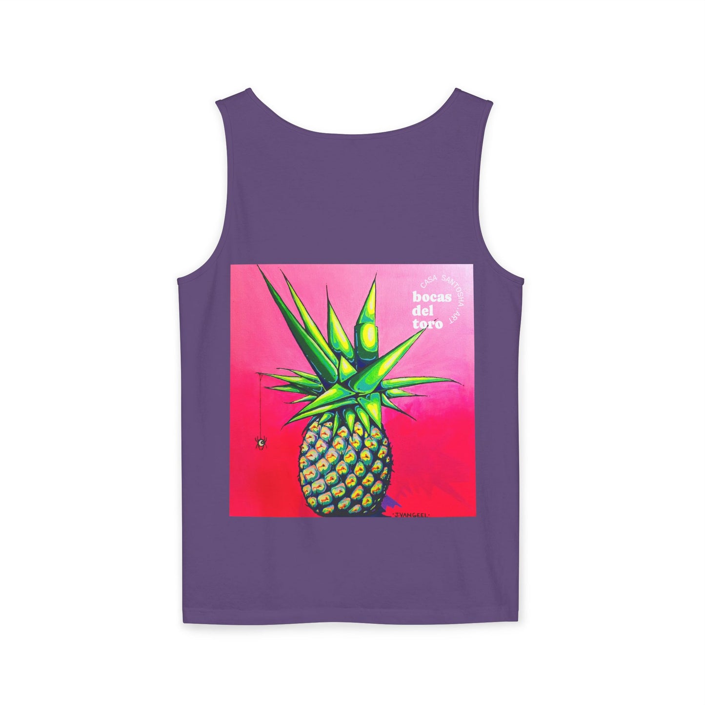 Unisex Neon Pineapple Tank Top - Perfect for Summer Vibes