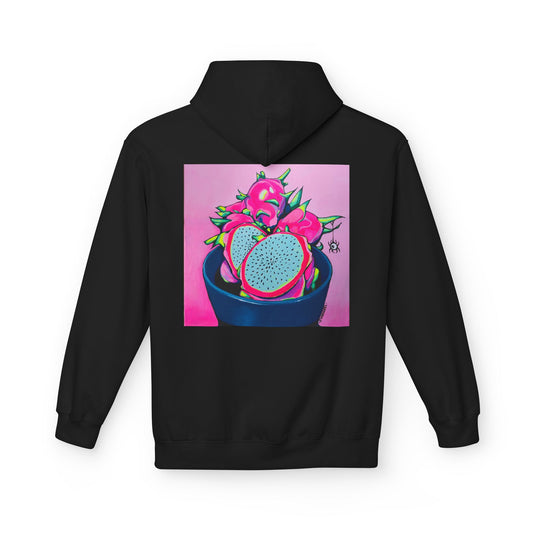 Unisex Neon Pink Dragon Fruit Soft Hoodie