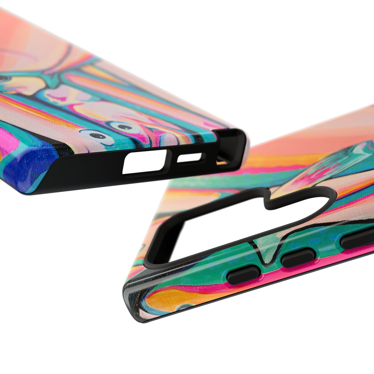 Neon Fish Tough Phone Case