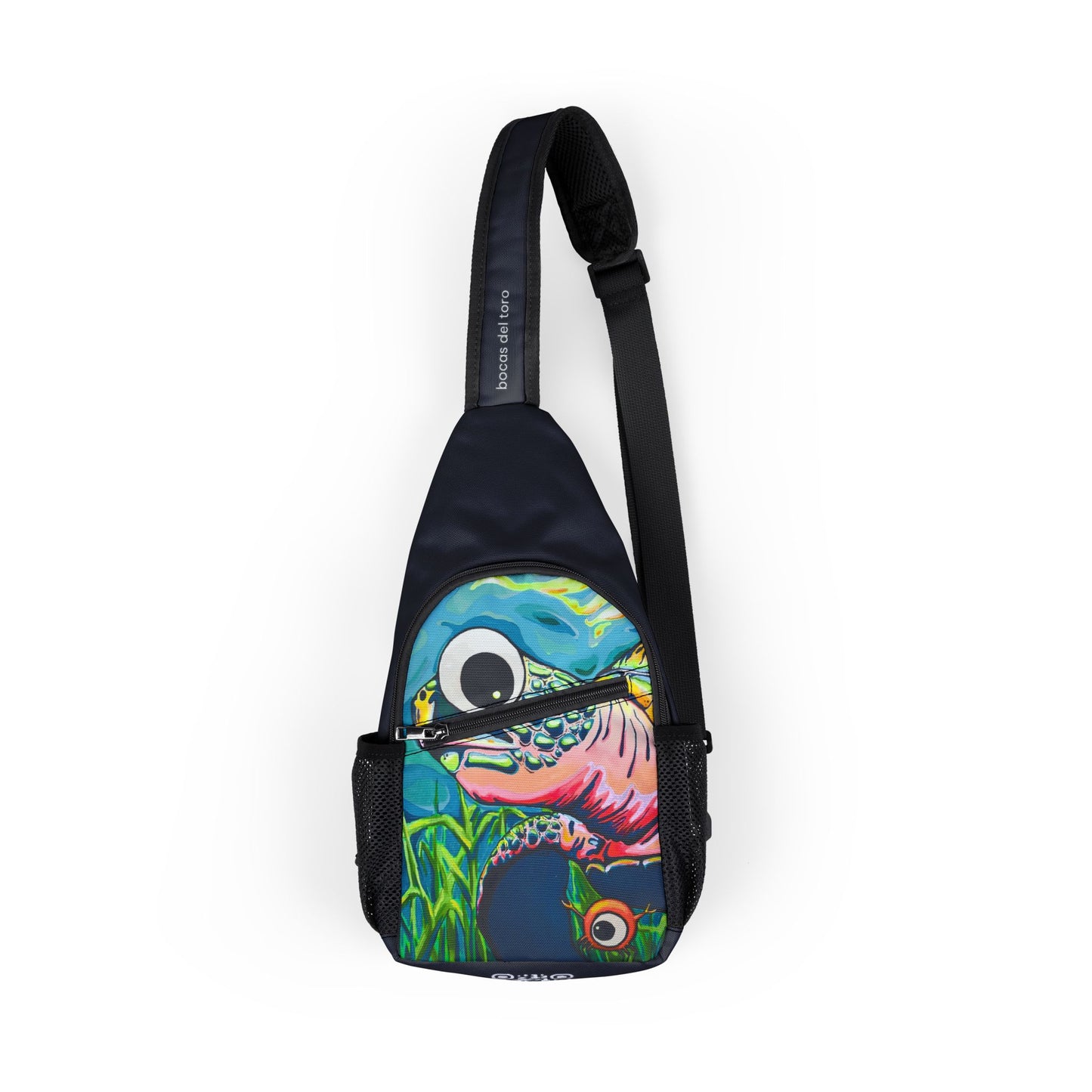 Cyclops Turtle Art Sling Bag - Travel or Everyday Chest Bag