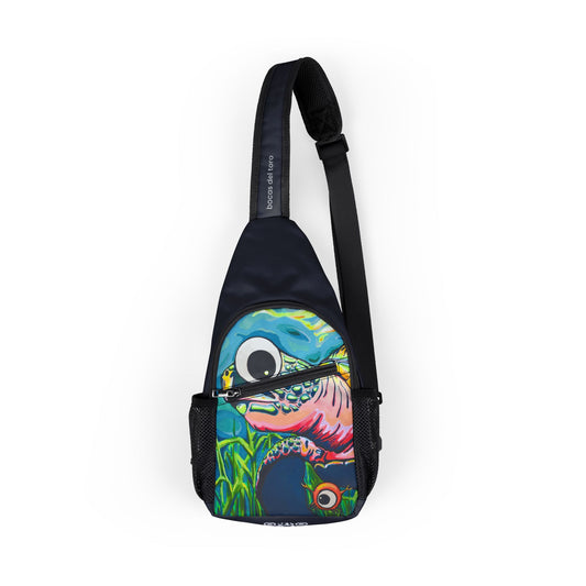 Cyclops Turtle Art Sling Bag - Travel or Everyday Chest Bag