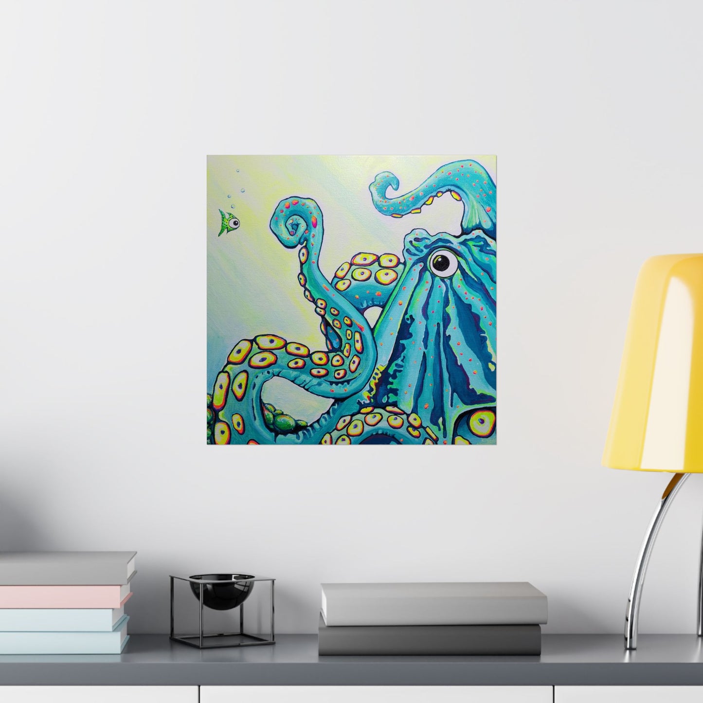 Cyclops Octopus Giclée Art Poster