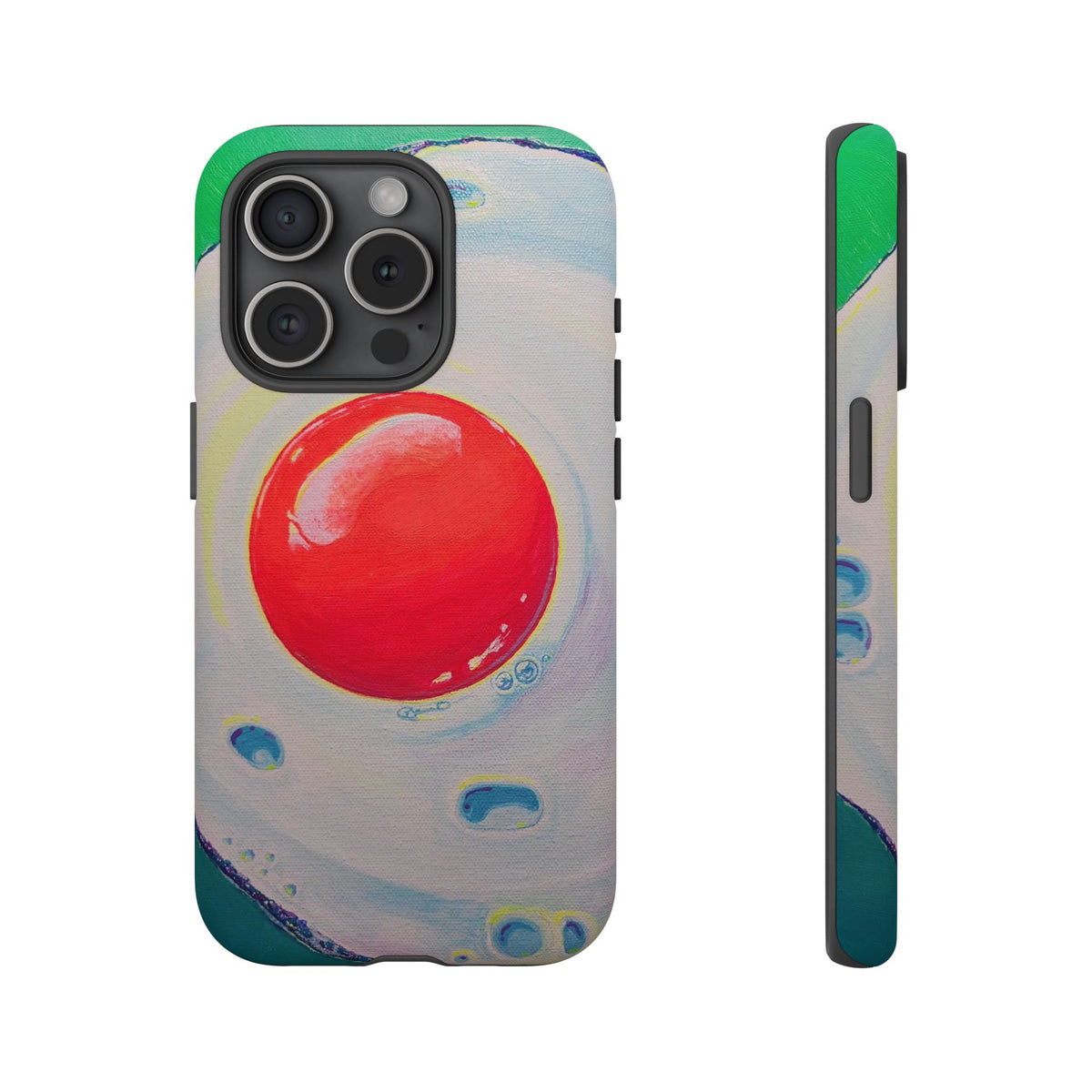 Neon Fried Egg Tough Phone Case