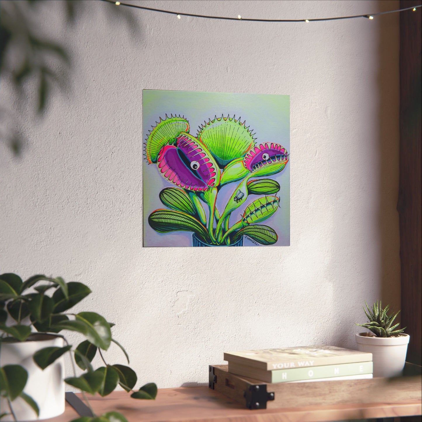 Cyclops Venus Fly Trap Giclée Art Poster