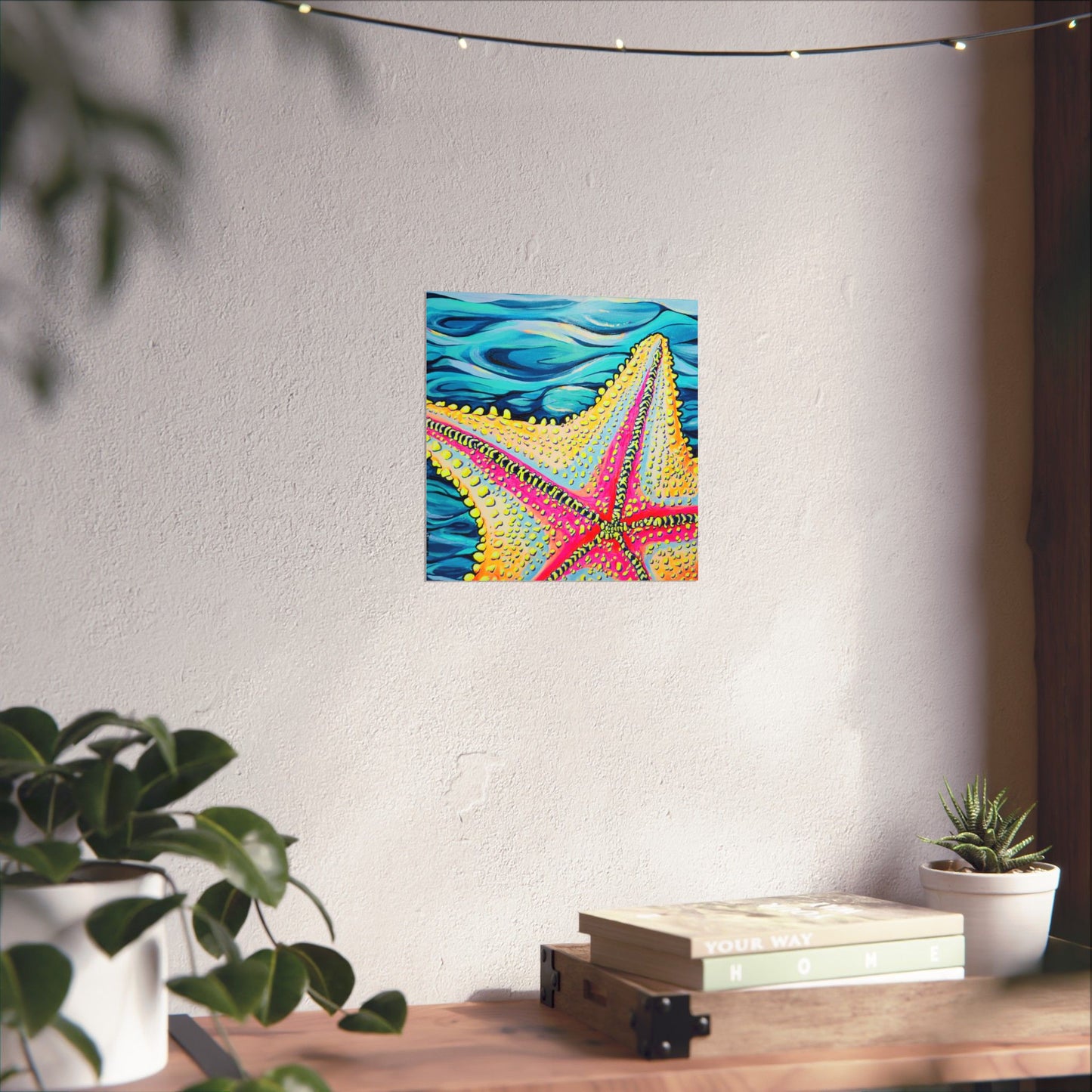 Starfish Beach Bocas Giclée Art Poster