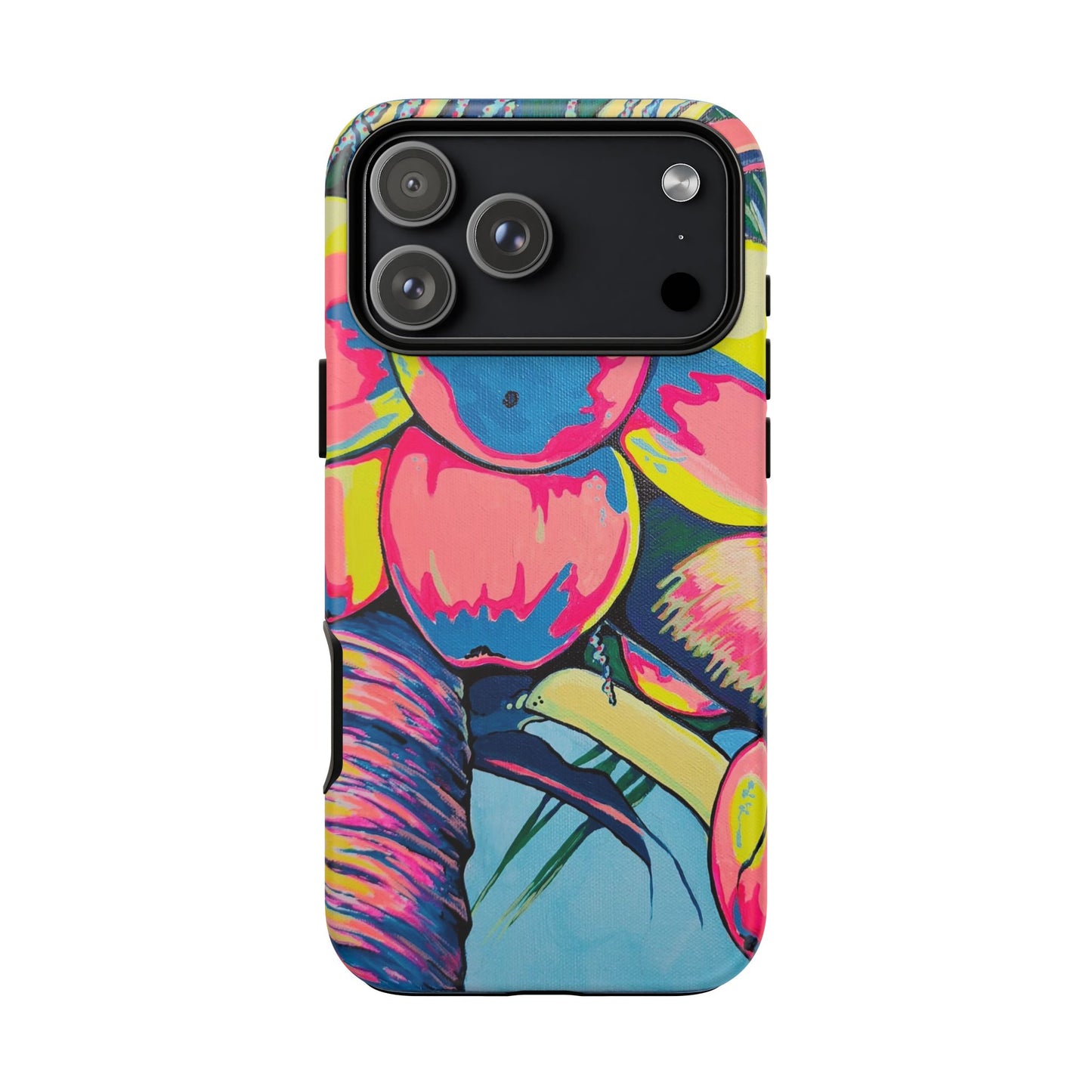 Neon Coconuts Tough Phone Case
