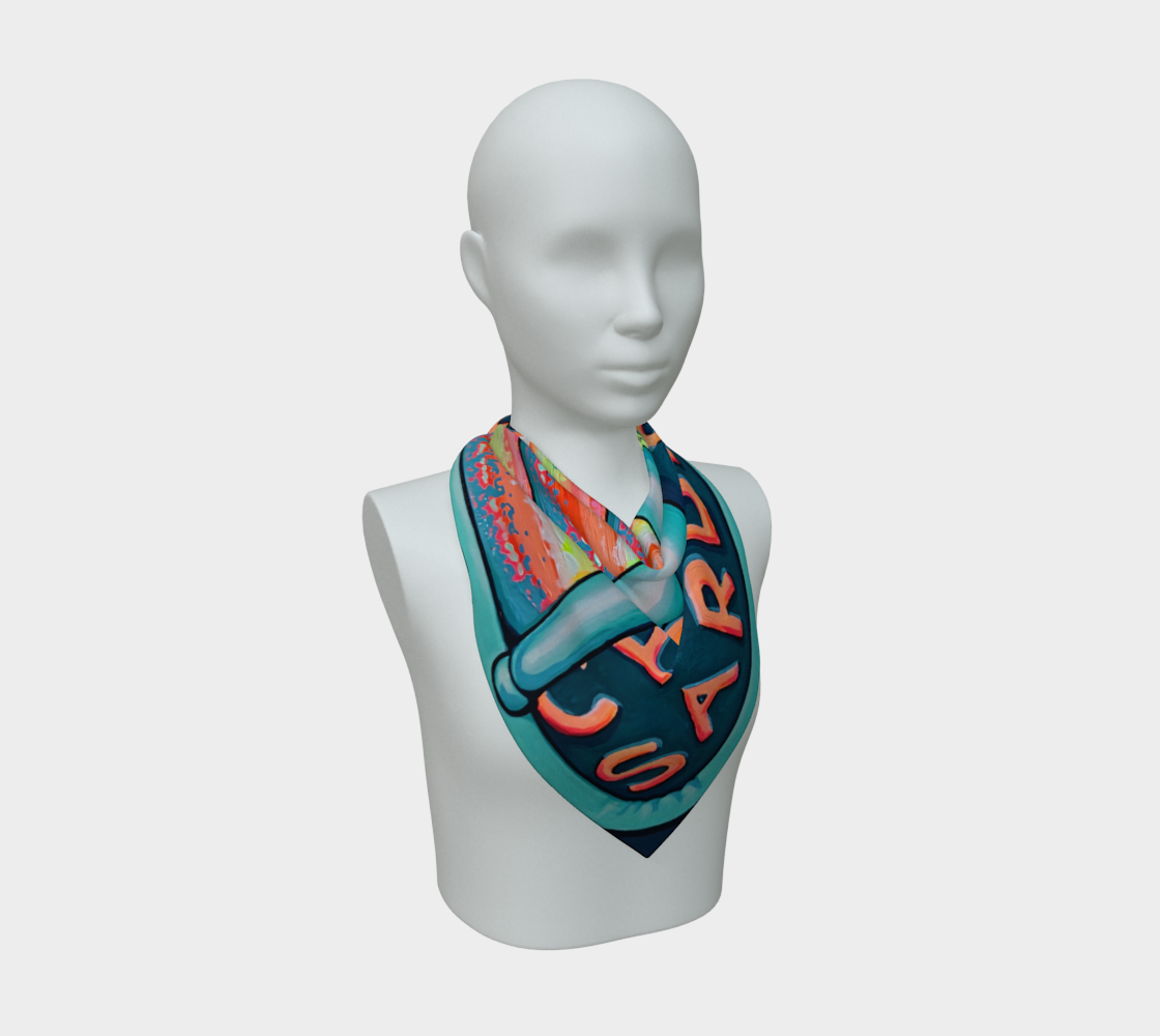 Neon Sardines Scarf