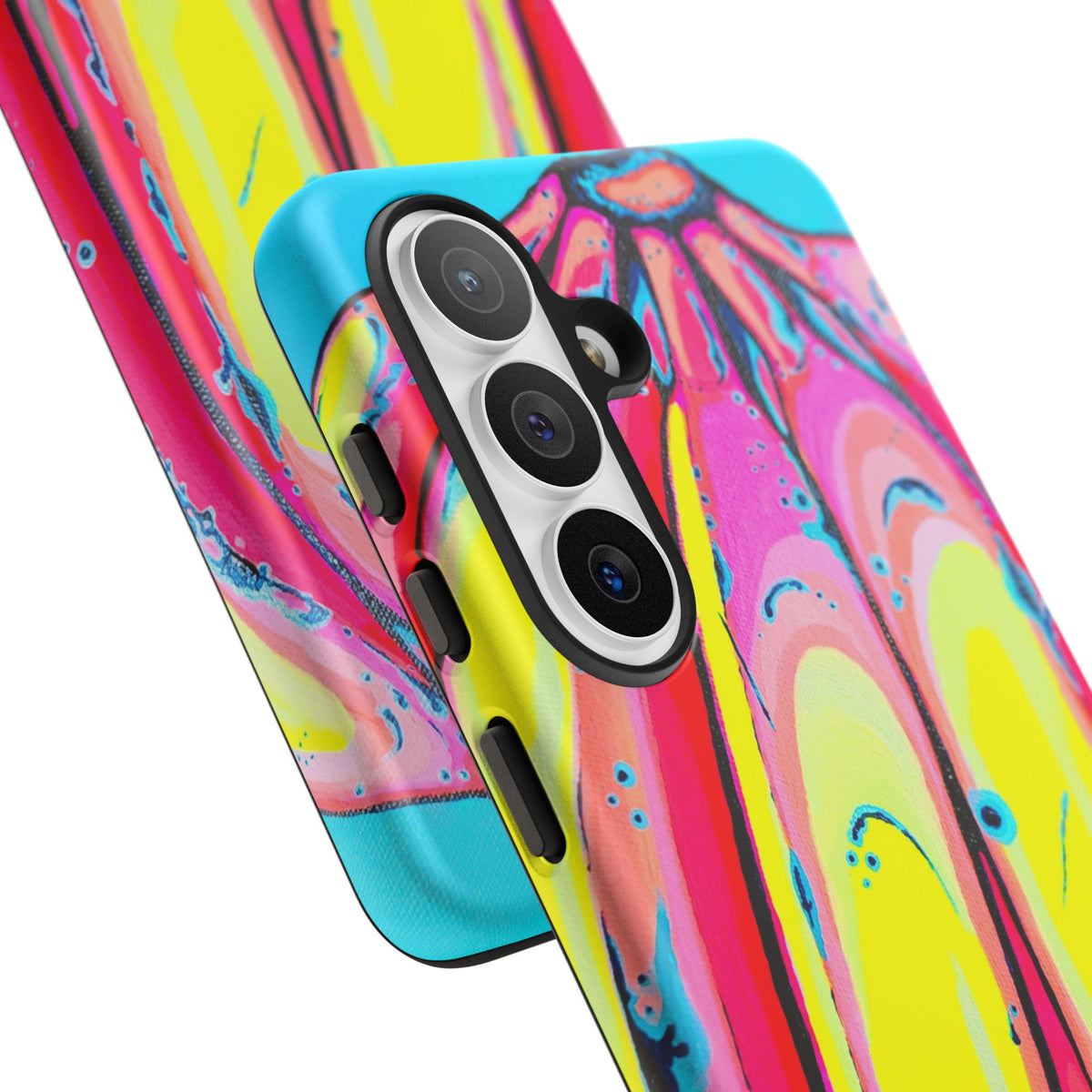 Neon Fat Bananas Tough Phone Case