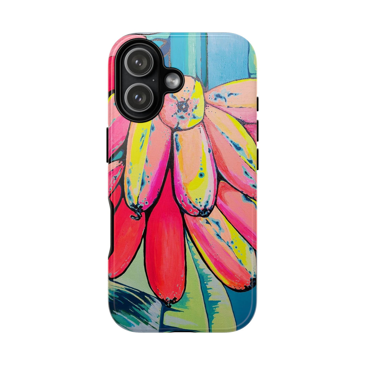 Neon Primitivo Bananas Tough Phone Case