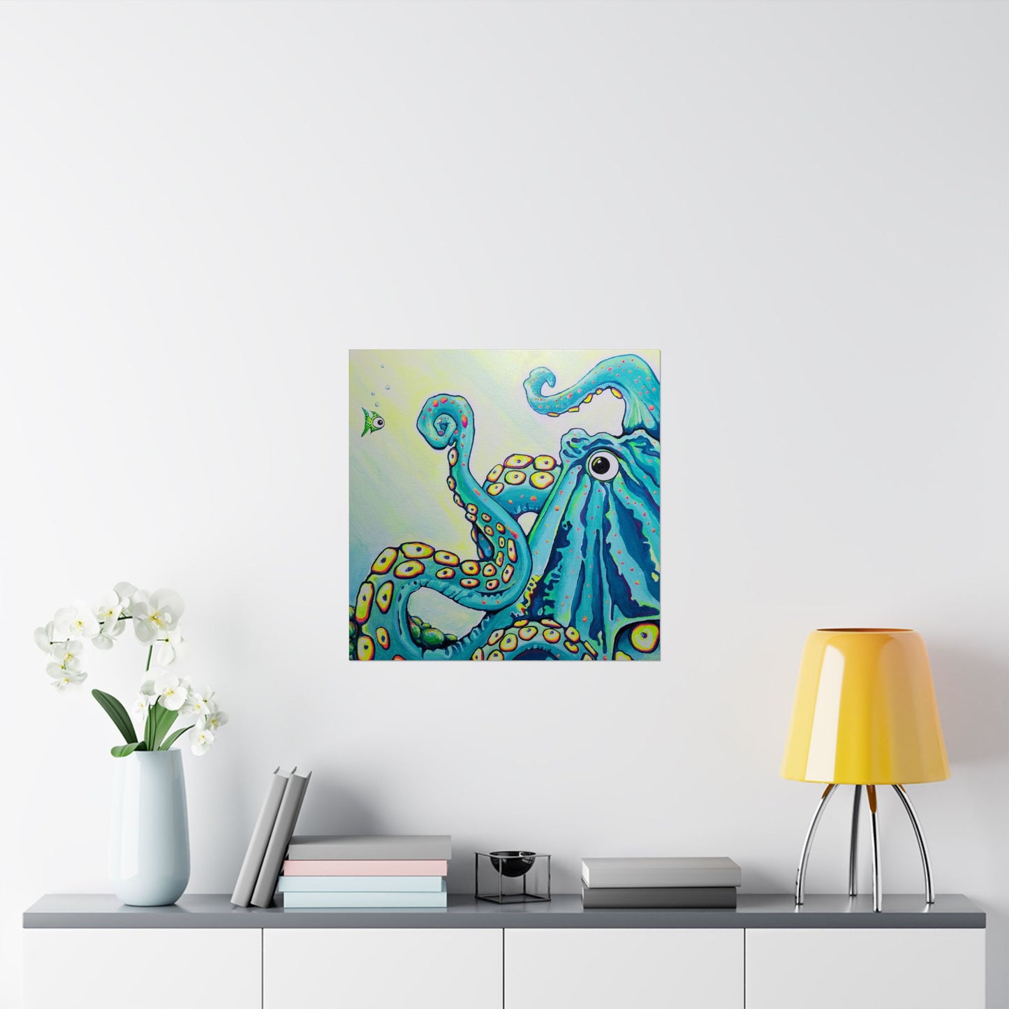 Cyclops Octopus Giclée Art Poster