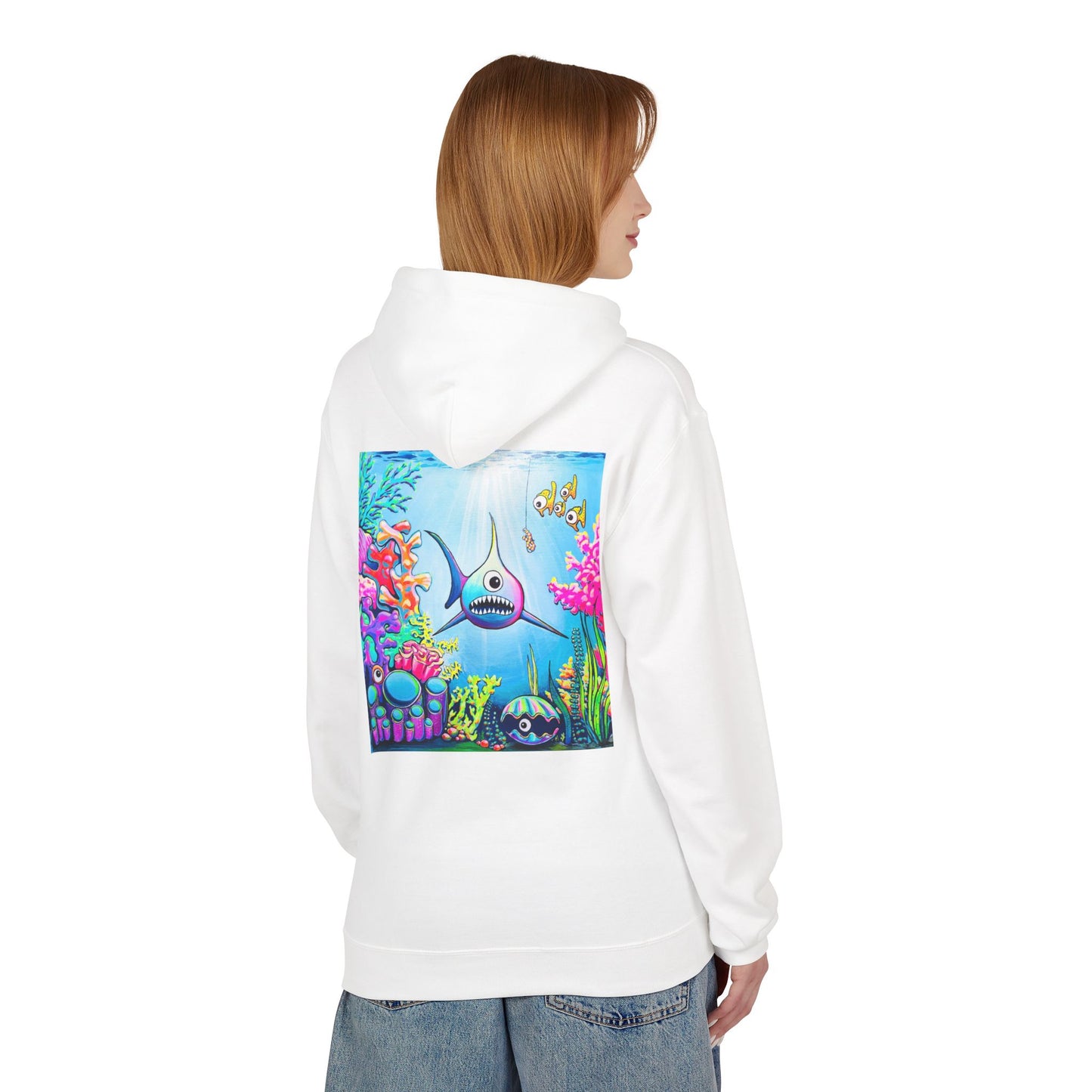 Unisex Cyclops Shark Soft Hoodie