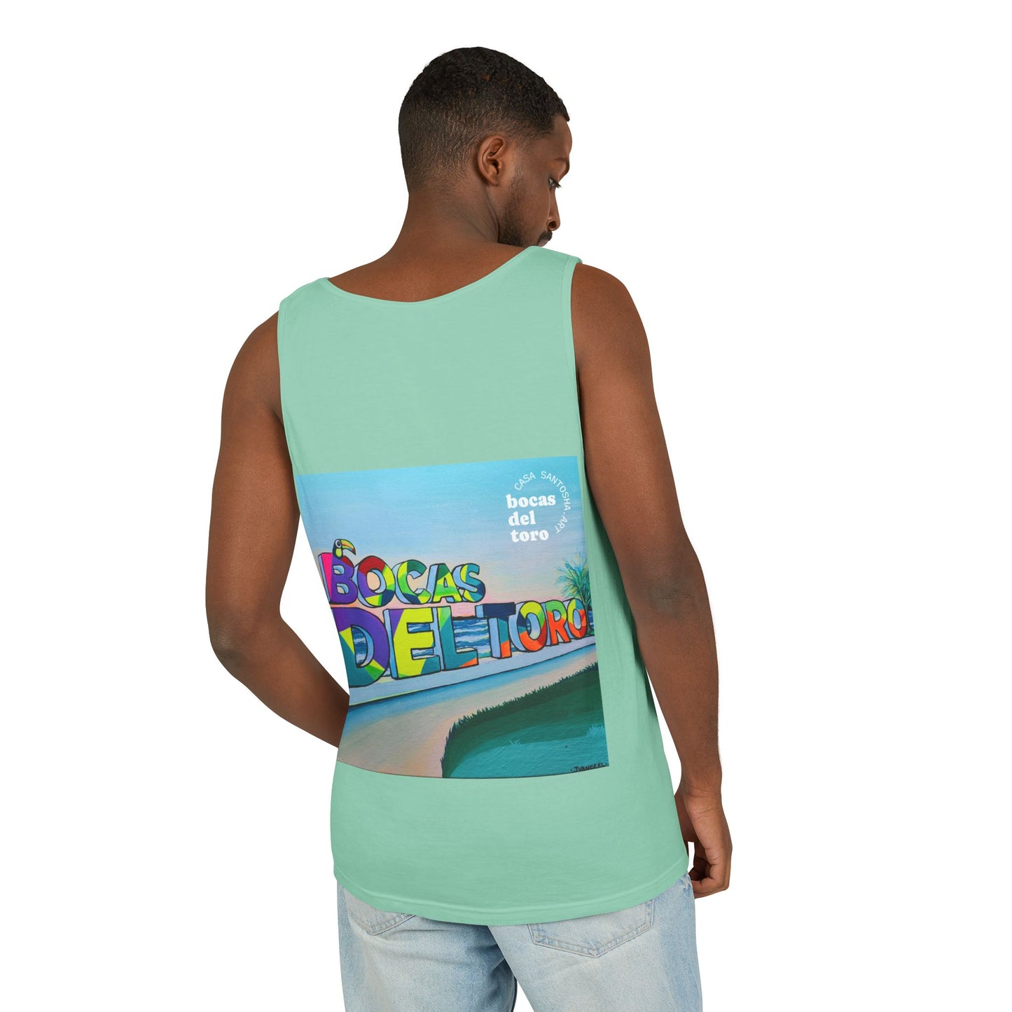 Unisex Bocas Del Toro Sign Tank Top - Perfect for Summer Vibes